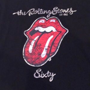 Black Rolling Stones tee